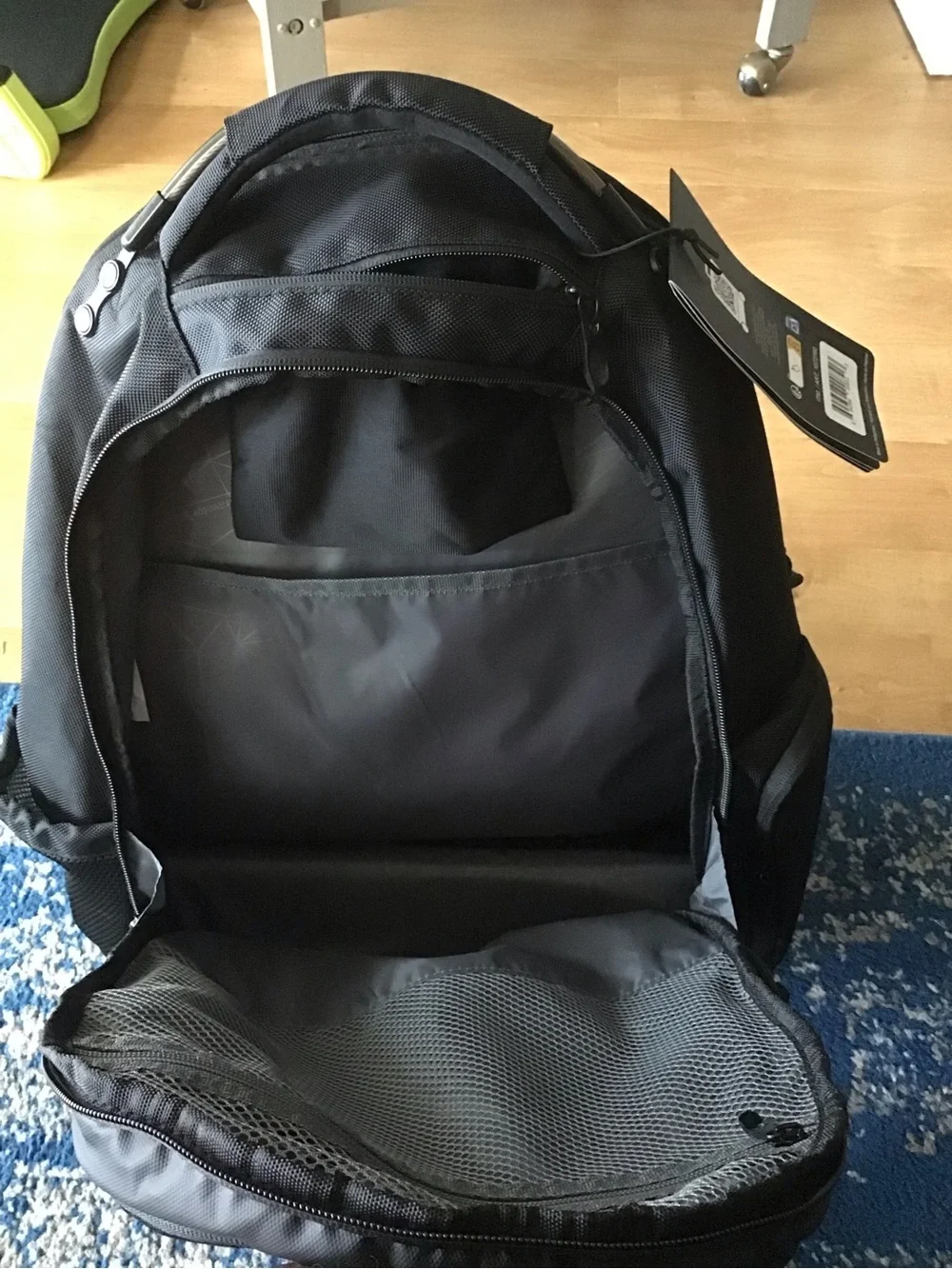 Black Men's Travel Backpack
